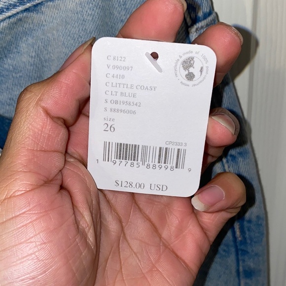 We The Free Light Blue Wide Leg Jeans 26 - Picture 11 of 15